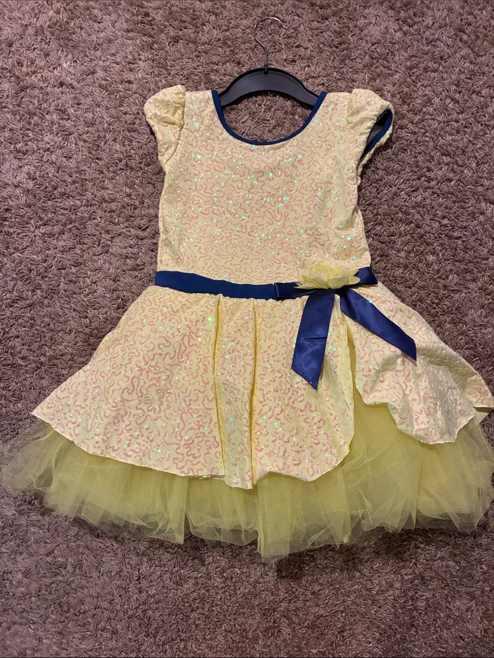Kids Yellow Dance Costume